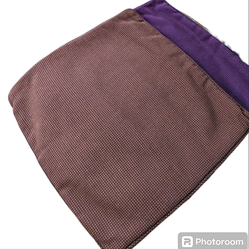 Crate&Barrel Henley Pillow Covers Thick Cotton Zip Off Set of 3